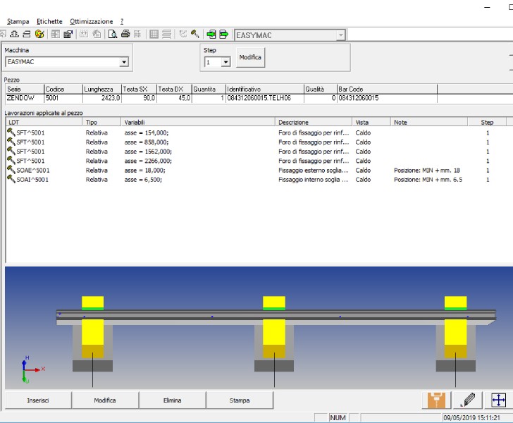 Centros de corte CNC Vegapack Job Emmegi